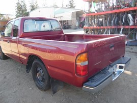 1996 Toyota Tacoma LX Burgundy Extended Cab 2.4L AT 2WD #Z22030